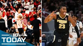 Wisconsin Volleyball Wins NCAA Title and Hoops Talk | Best of B1G Today | Dec. 20, 2021