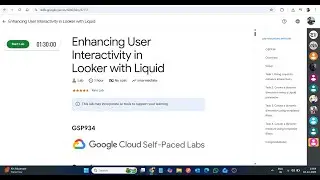 Улучшение интерактивности пользователя в Looker с помощью Liquid || Лабораторное решение || Googl...