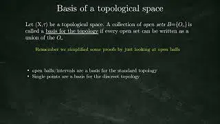 Metric and Topological spaces 9: New spaces from old