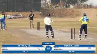 GR CRICKET ACADEMY VS PR PUBLICITY, JAIPUR