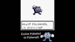 Catch Poliwrath in Pokemon Gold/Silver 🏄 #shorts