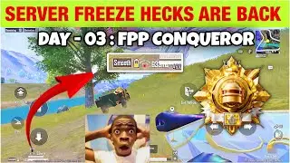 🇮🇳FPP SOLO - DAY 03 : PLATINUM TO CONQUEROR HIGH PLUS TIPS & TRICKS. END CIRCLE SOLO FPP CONQUEROR.