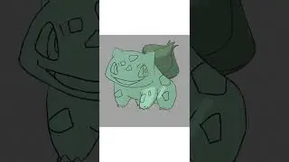 Drawing all 151 original Pokemon: Bulbasaur