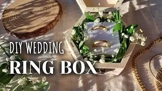 DIY Wedding ring box | DIY Wedding ring holder | WEDDING CRAFT