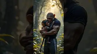 Monkey And His Dad Bond | Ai animation #youtubeshorts #shorts #ytshorts