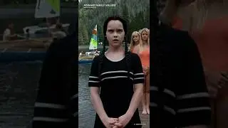 Wednesday can't swim 🖤 | Addams Family Values | Paramount #shorts