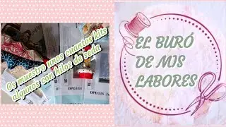 Punto de cruz. Os muestro unos cuantos kits, algunos con hilos de seda🪡🧵✨✨