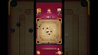 Playing with new trail 😝and new striker💝 🥳 #carrompool #carromdiscpoolautoplay #carrom #shortvideo