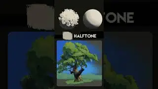 How Studio Ghibli Paints Trees (The 4-Value Trick!)