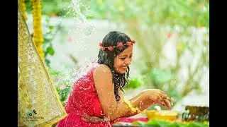 The Colorful Haldi of Niharika | Focus Studio udupi |