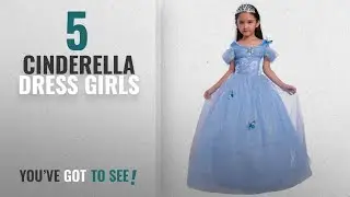 Top 10 Cinderella Dress Girls [2018]: Dressy Daisy Girls' Princess Cinderella Costume Princess
