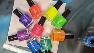 Lyn B Designs The Sticker Collection Live Swatch and Review plus one Candy Land Polish