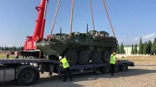 M1128 MOBILE GUN SYSTEM: (MGS) loading project Noble Partner 2020 Georgia Vaziani LLC Herc Group