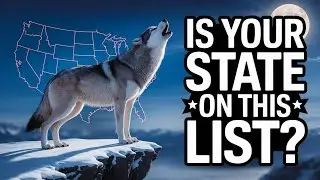 U.S. States With the Highest Wolf Populations!🐺