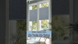✨ Keego Cellular Shades &mdash; No Tools. No Holes. Just Style.