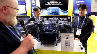 CES 2026 Hogreen Air Hydrogen Powered Drone Can Stay In The Air For 14 Hours!