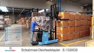HanseLifter Schubmast-Deichselstapler E-1330GS