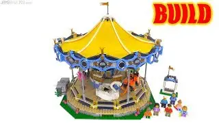 Time lapse ⏩ LEGO Creator 2017 Carousel build 10257