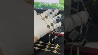 Custom Made Van Cleef Arpels Vintage Alhambra Bracelet For Men And Women