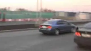 Горел асфальт Lada Race 2010