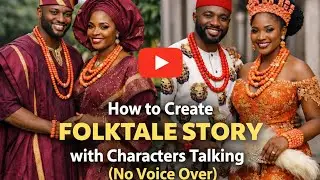 Create Folktale Story with Movie Scene with Characters Talking (Step-by-Step tutorial for Beginners)