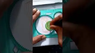 simple spirograph design satisfying geometric design#short #shorts