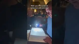 At A Dim Light Restaurant tiktok kendall mckinney