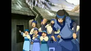 Avatar The Last Airbender   S01 E04   Foaming mounth guy and Aang's airbender trick