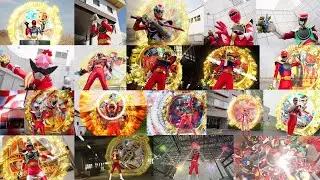 The Gozyugers 19 Retransformations of Past Sentai forms
