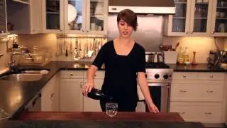 Pouring Wine Without a Drop Stop