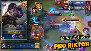 Riktor Pro Gameplay | S Tier Meta Support & Carry | Quad kill | Arena of Valor | Li&ecirc;n Qu&acirc;n mobile