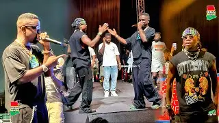 Sarkodie epic Performance at Free The Youth Rave; Oxlade surprises him on stage to do their banger