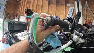 Kawasaki KLR650 Cable Maintenance Lube and Adjustment