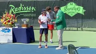 Watch Zach Svajda&rsquo;s championship point at the 2021 USTA Boys Nationals