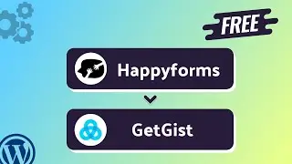 Integrating Happyforms  with GetGist | Step-by-Step Tutorial | Bit Integrations