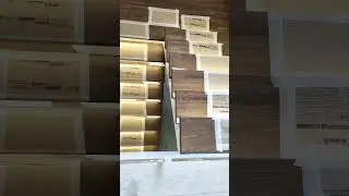 Installation of electrical wiring and lighting of staircase steps