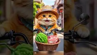 AI Cat Chef 2025 🍳 | Hilarious Cat Cooking & Eating Compilation! 😹 #Catton #Shorts #cat