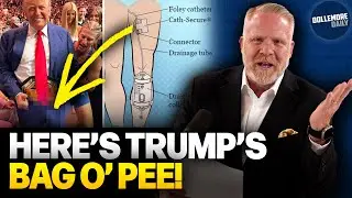 Donald Trump Caught Hiding HIS CATHETER & LEG WORN URINE BAG From the Public!!!