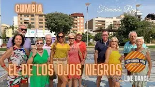 El de los Ojos Negros ( Cumbia ) ★ Baile en Linea ★ Line Dance ★ Ballo di Gruppo ★ Choreo