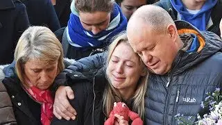 Family and girlfriend of Jack Merritt attend London Bridge vigil in Cambridge and London