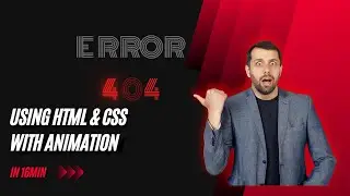 HTML & CSS Animation | Make 404 Error Page | Code Mafia |