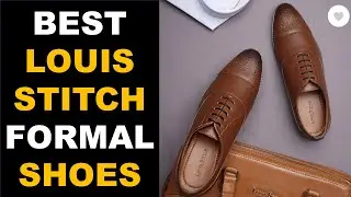 Best Louis Stitch Tan Formal Lace Up Derby Shoes for Men in India 2025