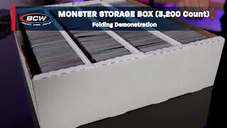 3,200 Count Monster Storage Box Folding Demo