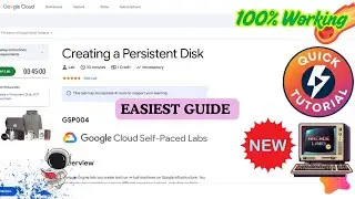 Creating a Persistent Disk | Quick N Easy Guide #GSP004 #qwiklabs #googlecloud