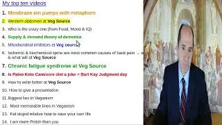 my Top Ten videos ever