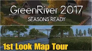 Let's Play Farming Simulator 17 PS4: GreenRiver 2017 (1st Look Map Tour)