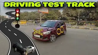 Driving licence banvane se pahle testing Driving testing track 🚗