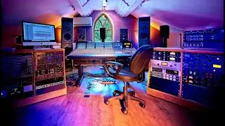 RECORDING STUDIO TOUR of Woodworm Studios - residential recording studio with huge history