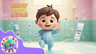 Bubbly Tooth Battle | Brush Your Teeth Song for Kids | Fun Nursery Rhymes