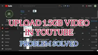 Как загрузить видео большого размера на YouTube | Без потери качества